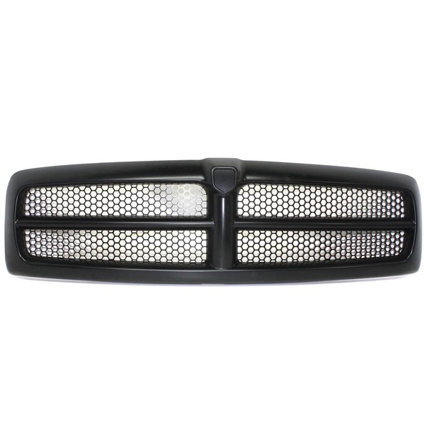 99-02 Ram Pickup Sport Front Grille Assembly with Black Honeycomb Insert