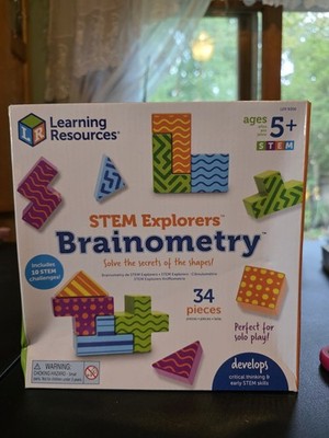 Learning Resources STEM Explorers Brainometry - 34 Pieces, Ages 5+ STEM Toys for