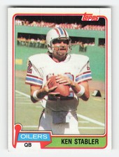 1981 Topps Ken Stabler #405 card
