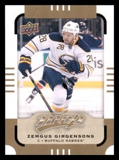 2015 Upper Deck MVP Zemgus Girgensons #3  Buffalo Sabres