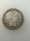 1904 p barber quarter FF