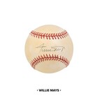 Willie Mays Signed Autographed NL White Baseball PSA/DNA Authentic