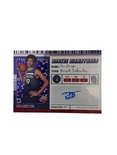 Joan Beringer 25-26 NBA Hoops #HRS-JB Rookie Signatures Purple Sparkle /99 Mavs
