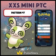 Pok mon PTC Go - XXS Shiny Spinda 7 - 80K Stardust  Read Description  