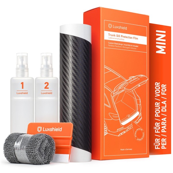 Ladekantenschutz Folie FüR Mini One/Cooper/Jcw 3-TüRer 3 (Iii) F56 Carbon Optik-image