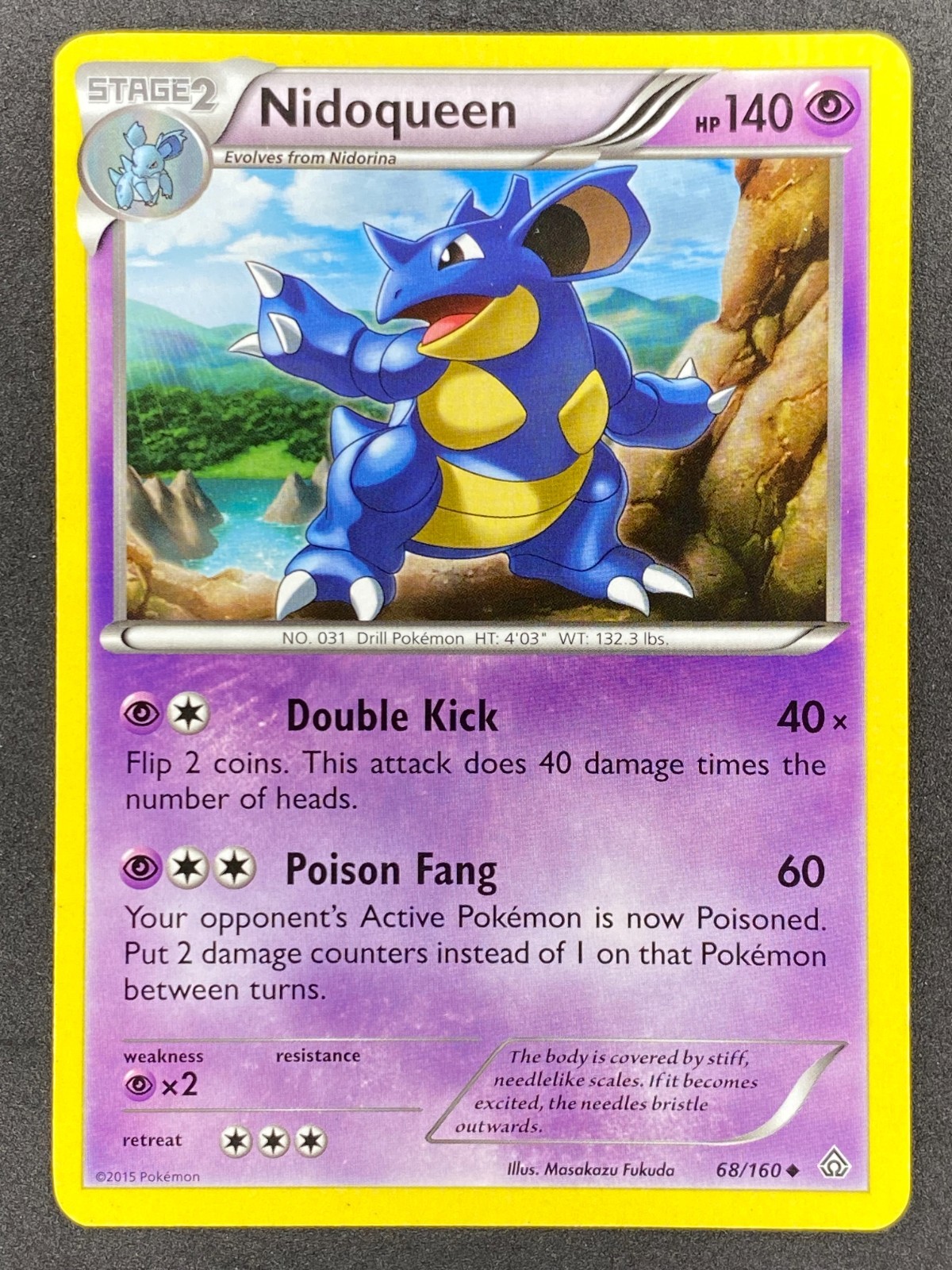 Pokémon Nidoqueen 68/160 PRC Primal Clash LP/NM