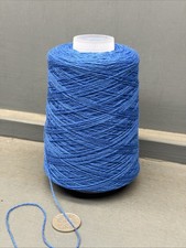 200G 2/14NM 100% GEELONG LAMBSWOOL LAMAINE BY T&D DARK SKY BLUE 3 PLY TITIAN