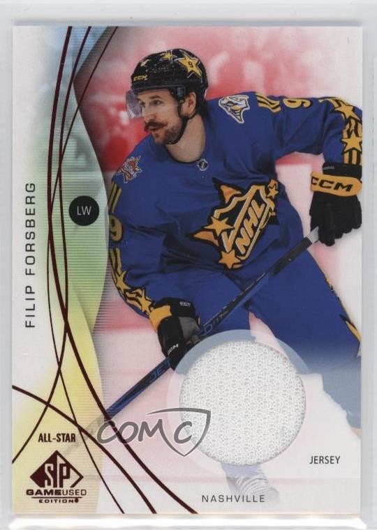 2024-25 Upper Deck SP Game Used All-Stars Red Jersey Filip Forsberg #140 0nr3