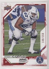 2019 Upper Deck CFL Red 148/150 Jamal Campbell #172 z6b