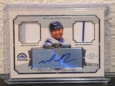 2013 Topps Museum Collection - Signature Swatches Autograph Dual Relics Wilin...