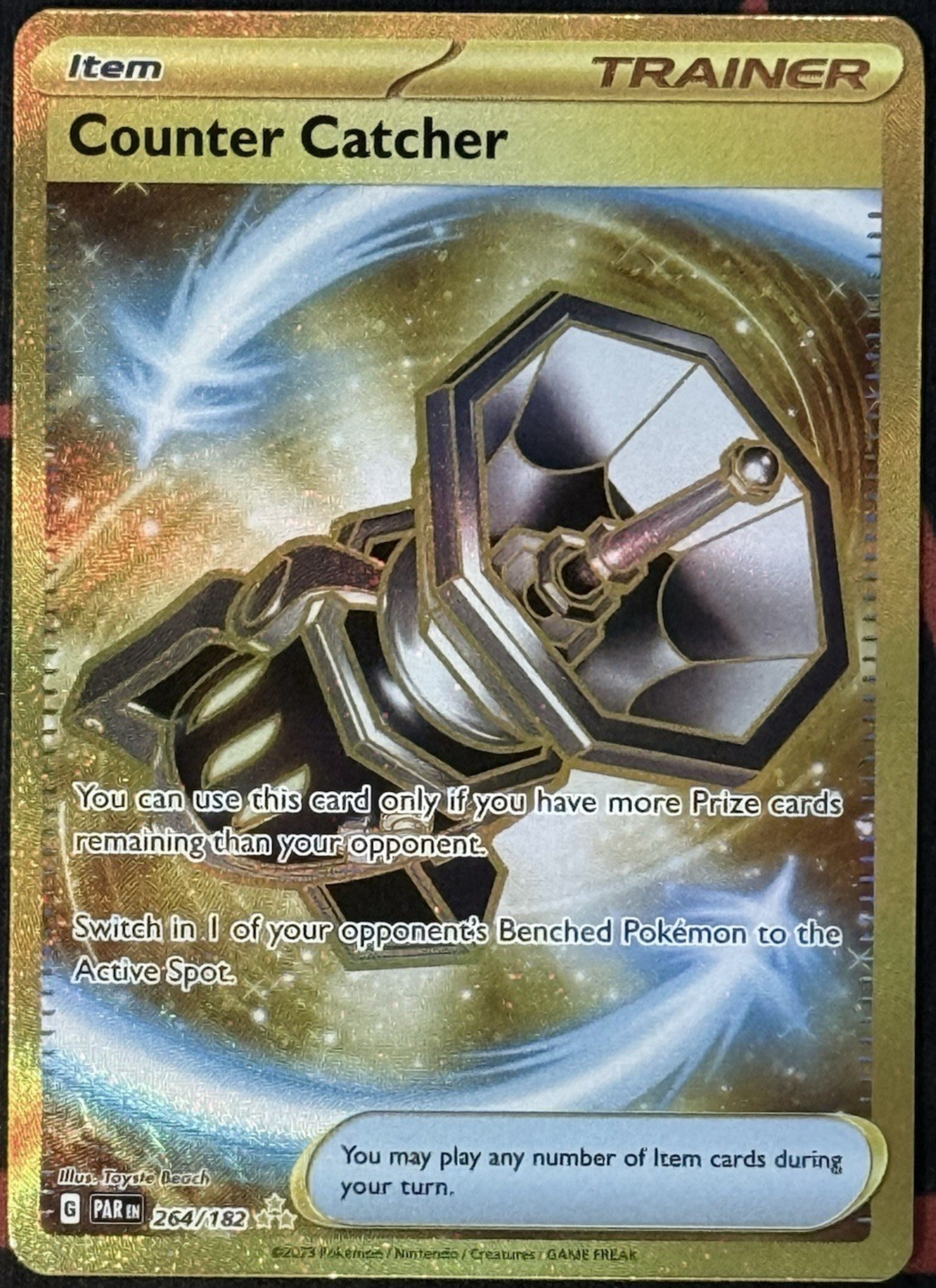 Counter Catcher 264/182 SV04: Paradox Rift Holo Near Mint- Mint