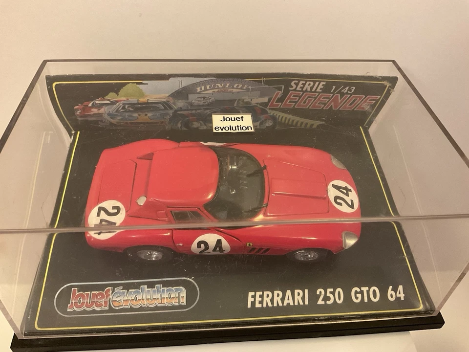 RARE JOUEF EVOLUTION FERRARI 250 GTO 64 CAR MODEL 1:43 SCALE IN DISPLAY BOX - Image 3 of 4