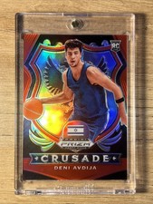 2020 Panini Prizm Draft Picks DENI AVDIJA ROOKIE CRUSADE RED PRIZM /299 #86 RC