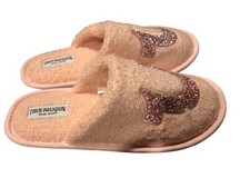 Womens True Religion Brand Jeans Slippers Peach Size Small 5-6