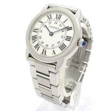 Cartier ( ) Watch Ronde Solo SM W6701004 Ladies SS Silver from JAPAN 2
