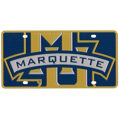 Marquette Golden Eagles Full Color Mega Inlay License Plate