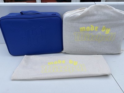 Made by Mitchell Make-up Organizer Etui groß blau Kosmetik Aufbewahrung Reisetasche