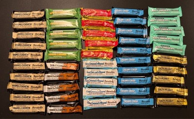 50 Barebells PROTEIN Bar BANANA Coconut PEANUTJELLY Minty COOKIES Caramel CREAMY