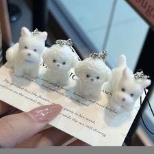 Cute Puppy Dog Keychain Cartoon Bag Bag charms 4 Set -Idea Gift