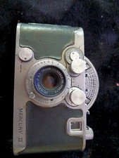 vintage camera Mercury 2. Leather case included. Film NOT included