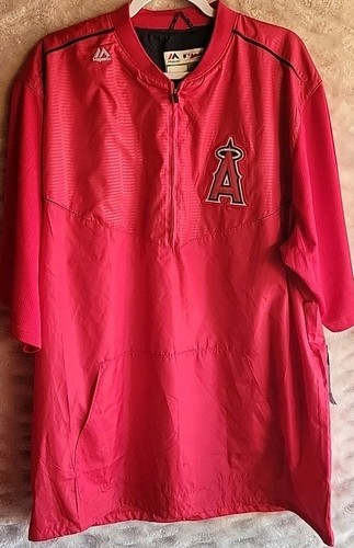 Anaheim Angeles Batting Practice Wind Breaker Mens XL New With Tags $130 RETAIL