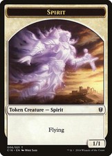 Spirit (006) // Bird (002) Double-Sided Token (6) ( LP) Commander 2016 MTG C16