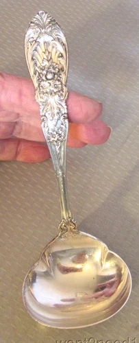 International Sterling Silver Richelieu Gravy Ladle by Alfred Kintz 6.5" 65g