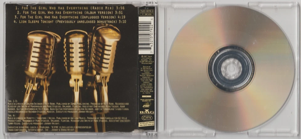 N-Sync - For the girl who has everything [4 Track Maxi-CD, 1997] - Bild 3 von 3
