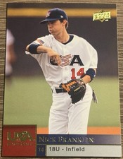 2009 Upper Deck USA 18U National Team Nick Franklin Rookie USA #18U-NF