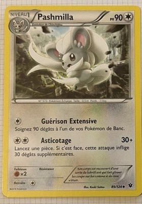 Pokemon Karte 89/124 Pashmilla