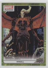 2023 Upper Deck Marvel Platinum High Series Yellow Spotlight 66/399 Knull 14nz