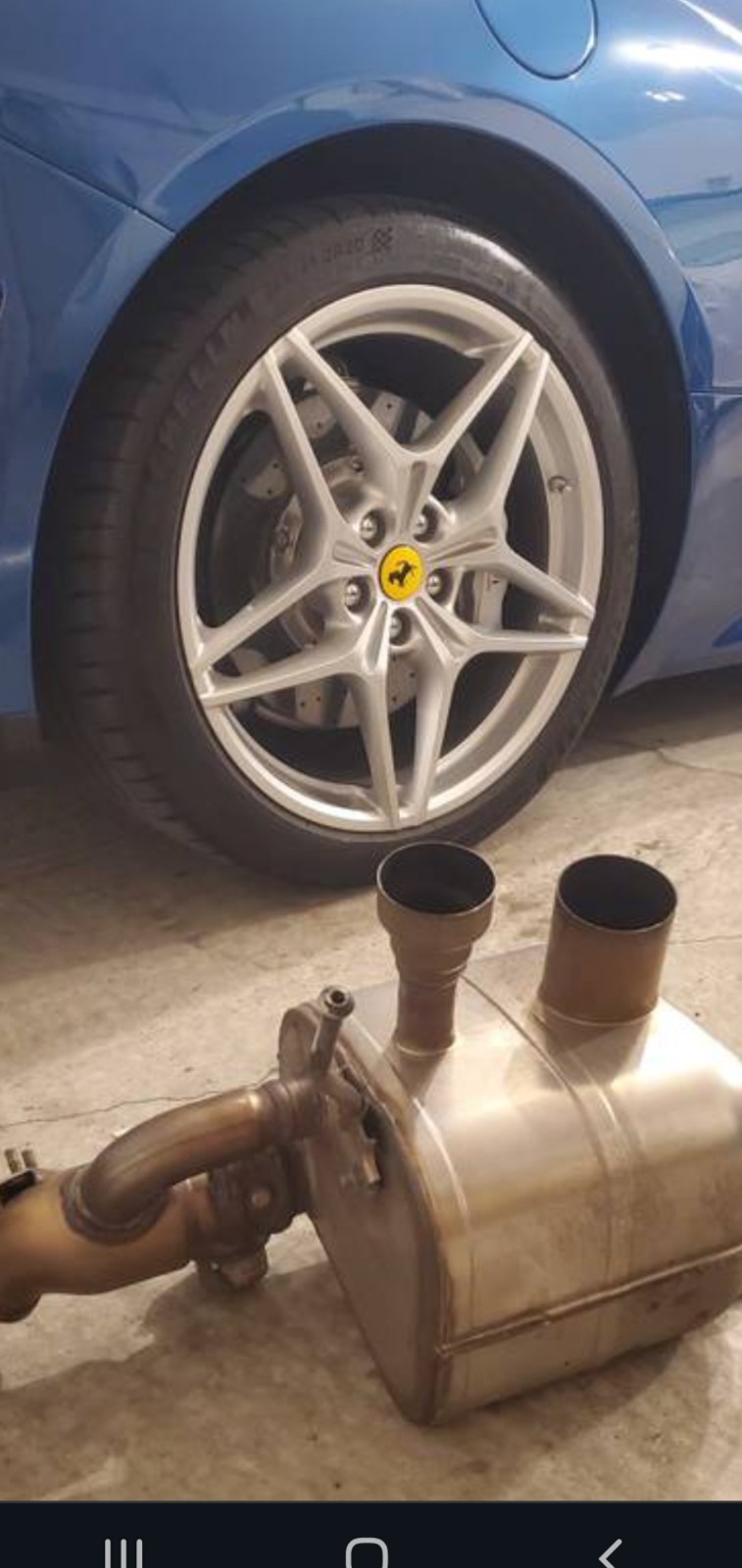 FREE SHIPPING-Ferrari California OEM exhaust kit