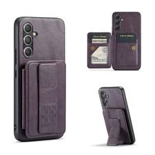 For Samsung Galaxy S26 S25 S24 S23 S22 Ultra RFID Leather Wallet Case with Grip