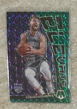 2022-23 Panini Mosaic - Elevate Domantas Sabonis #20 Green Mosaic Prizm