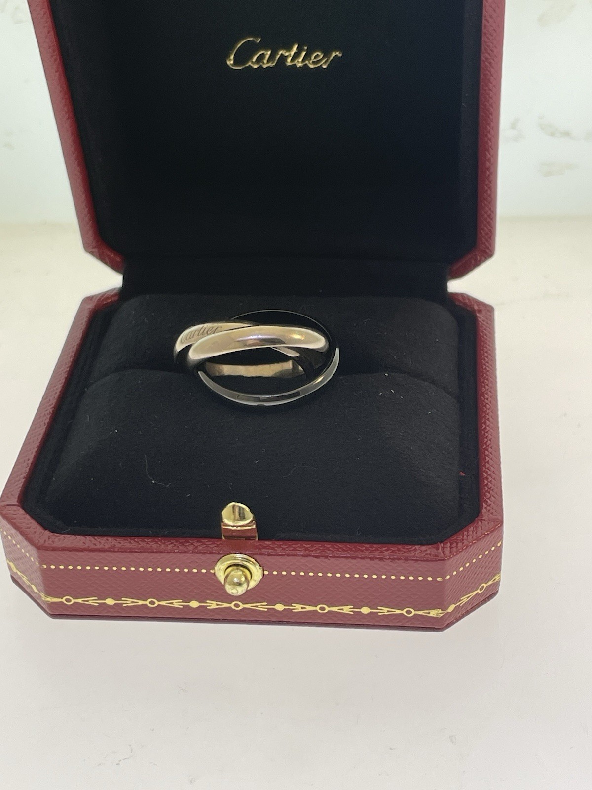 Authentic Cartier Trinity Ceramic Classic Ring - image 2