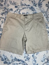 Banana Republic Men's Stretch Chino Shorts - Khaki - Size 38 Cotton