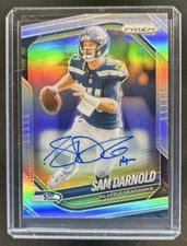2025 Panini Prizm Sam Darnold Auto Silver #269 Seahawks