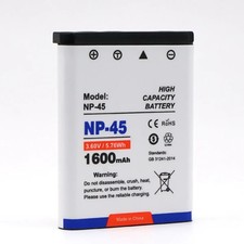 Replacement NP-45 Battery for Fujifilm FinePix Digital Cameras 1600mAh 3.7V