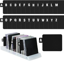 26 PCS Vinyl Record Dividers A-Z Alphabet Record Organizer with Alphabetical Tab
