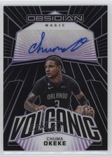 2022-23 Panini Obsidian Electric Etch Purple 63/75 Chuma Okeke #VS-OMO Auto 16qs