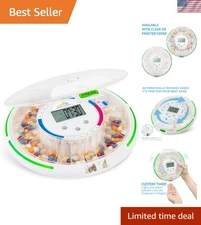 Automatic Medication Organizer with LCD Display & Alerts for Caregivers