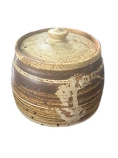 Glazed Ceramic Pot by Cy Turnbladh Wisconsin Minnesota Studio - Earthenware