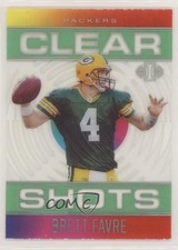 2021 Panini Illusions Clear Shots Emerald Brett Favre #CS-11 HOF 04br