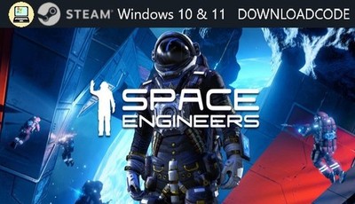 NEU PC Computer Spiel Space Engineers für Windows 10 11 STEAM Download Code Key