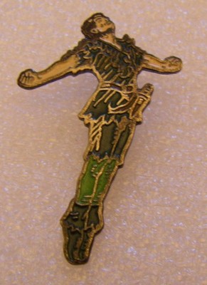 PIN'S TRI-STAR DISNEY FLYING PETER PAN HOOK MOVIE SPIELBERG Vintage Pin Badge