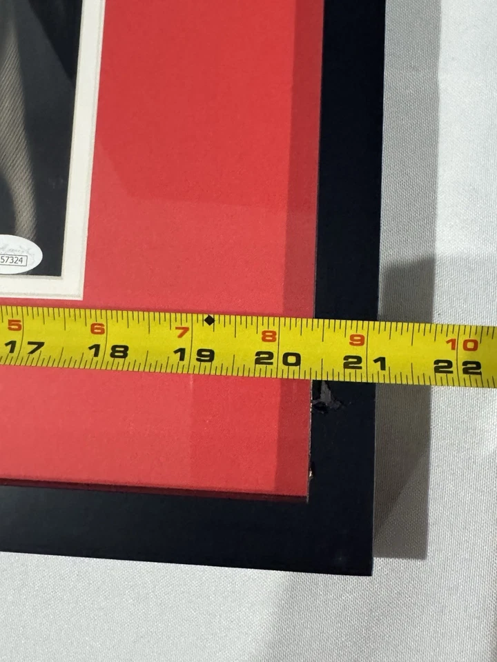 Foto firmada por Chris Carpenter 11x15 JSA - Cardenales de San Luis, marco personalizado 21x17 Foto 3 de 4