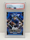 2025 Panini Prizm Jaxson Dart Emergent Blue Ice Rookie /99 PSA 10 Pop 1