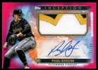 2024 Topps Inception Magenta Paul Skenes RPA RC Rookie 3-Color Patch AUTO /75