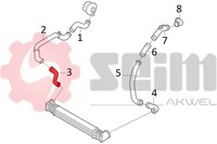 Seim Ladeluftschlauch Turboschlauch Passend FüR VW Sharan 1.9 TDI