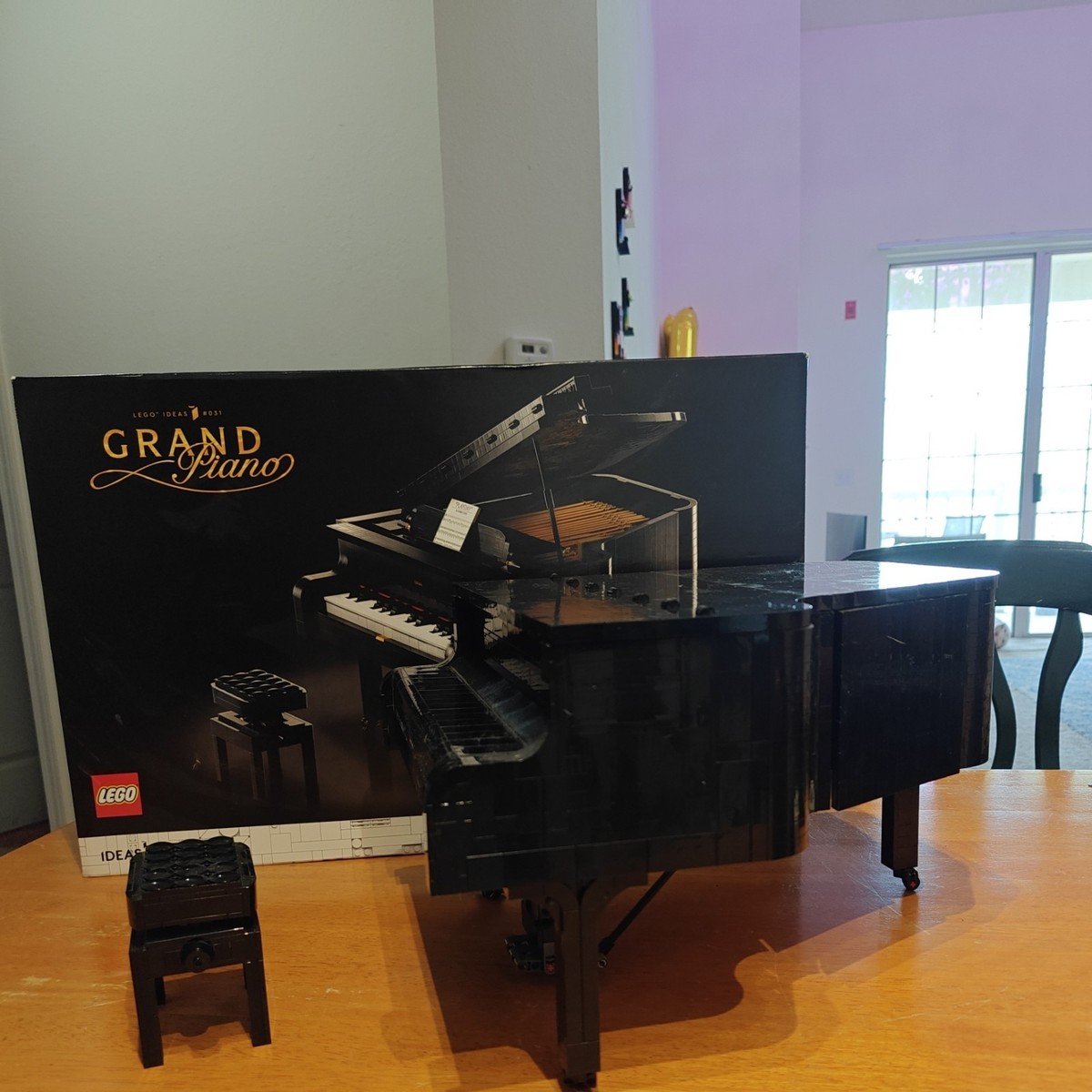 LEGO Ideas: Grand Piano (21323). Assembled - All Pieces & Manual